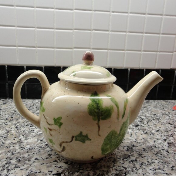 Hand Painted Teapot - Picture 2 of 10